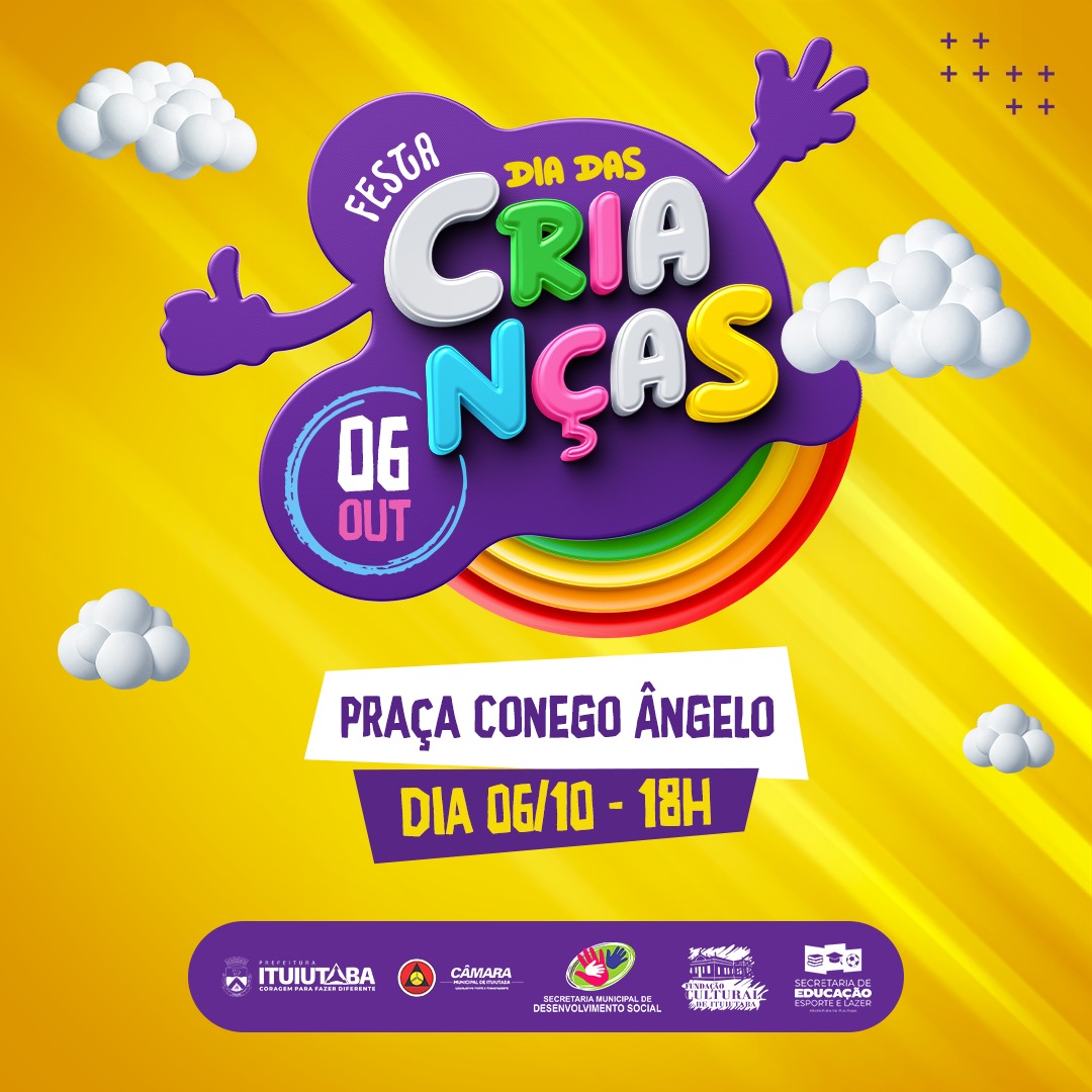 📢 Festa das Crianças 🧒🏻👧🏻