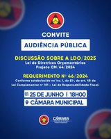 Audiência Pública, discussão sobre a LDO 2025 