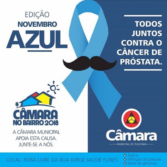 Câmara no Bairro Divulga Campanha do Novembro Azul